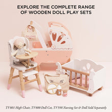 Load image into Gallery viewer, Retro Wooden Doll Pram