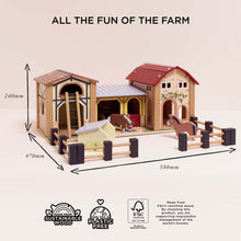 Load image into Gallery viewer, Wooden Farmyard Stables