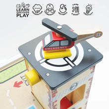 Load image into Gallery viewer, Fire &amp; Rescue Wooden Garage