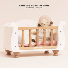 Load image into Gallery viewer, Dolls Wooden Cot
