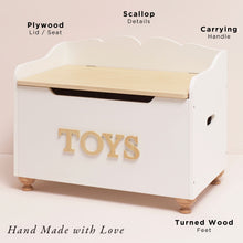 Load image into Gallery viewer, Classic Wooden Toy Chest