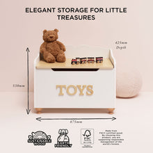 Load image into Gallery viewer, Classic Wooden Toy Chest