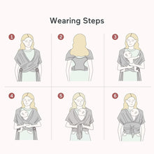 Load image into Gallery viewer, Momcozy Baby Carrier - Gradient Blue