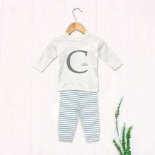Load image into Gallery viewer, Baby Large Letter Monogram Personalise Outfit Set, 0-3 months