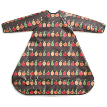 Load image into Gallery viewer, Wipeezee Coverall Bib - Grey Happy Fruit