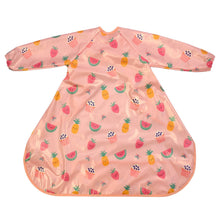 Load image into Gallery viewer, Wipeezee Coverall Bib - Pink Yummy Treats