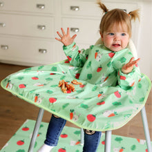 Load image into Gallery viewer, Wipeezee Coverall Bib - Green Bunny &amp; Veg