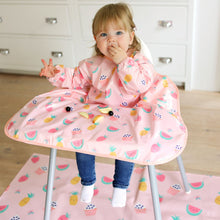 Load image into Gallery viewer, Wipeezee Coverall Bib - Pink Yummy Treats