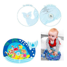 Load image into Gallery viewer, Baby's Fun Sensory Water Play Mat with Whale Design (36x27 cm)