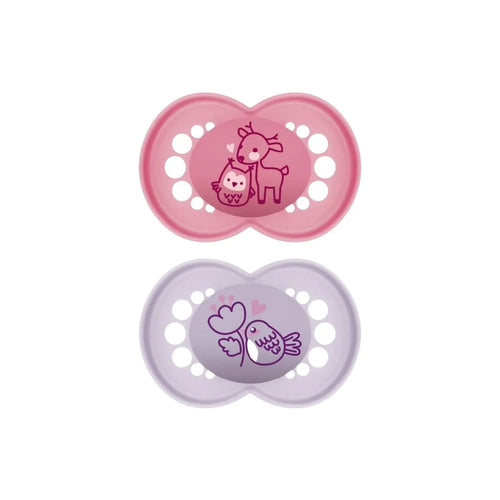 MAM Original Soother 6-18 months Pack of 2 - Pink