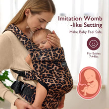 Load image into Gallery viewer, Momcozy Baby Carrier Newborn to Toddler Cotton - Leopard
