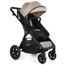 Load image into Gallery viewer, For Your Little One Cruise 3 In 1 Travel System With i-Size Car Seat - Dune Beige (Free Cupholder And Seat Liner Included!)