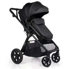 Load image into Gallery viewer, For Your Little One Cruise 3 In 1 Travel System With i-Size Car Seat - Eclipse Black (Free Cupholder / Seat Liner Included!)