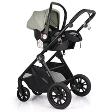 Load image into Gallery viewer, For Your Little One Cruise 3 In 1 Travel System With i-Size Car Seat - Pebble Sage (Free Cupholder And Seat Liner Included!)