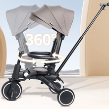 Load image into Gallery viewer, Foryourlittleone Xplor 6 in 1 Foldable Trike - Grey Olive (10m-5y)