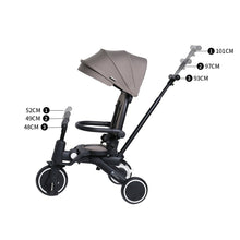 Load image into Gallery viewer, Foryourlittleone Xplor 6 in 1 Foldable Trike - Grey Olive (10m-5y)