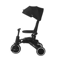 Load image into Gallery viewer, Foryourlittleone Xplor 6 in 1 Foldable Trike - Jet Black (10m-5y)
