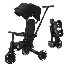 Load image into Gallery viewer, Foryourlittleone Xplor 6 in 1 Foldable Trike - Jet Black (10m-5y)