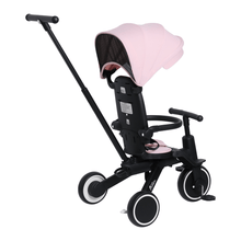 Load image into Gallery viewer, Foryourlittleone Xplor 6 in 1 Foldable Trike - Pastel Pink (10m-5y)