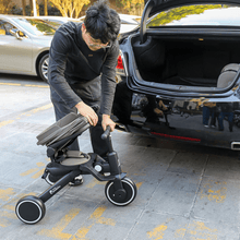 Load image into Gallery viewer, Foryourlittleone Xplor Ultimate 6 in 1 Foldable Trike - Jet Black (10m-5y)