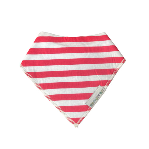 Red Stripe Dribble Bib