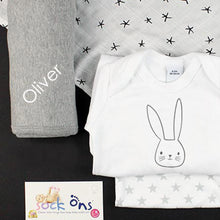 Load image into Gallery viewer, Monochrome Large Baby Gift Box - Personalise