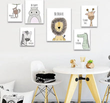 Load image into Gallery viewer, Animal Bedroom/Nursery Prints - The Monkey Box