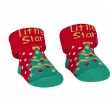 Load image into Gallery viewer, Christmas Tree Baby Socks