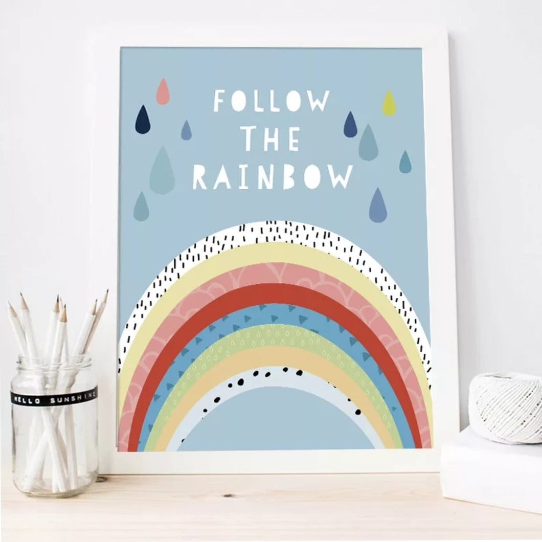 Follow The Rainbow Prints