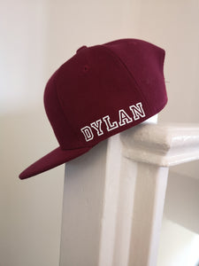 Red Infant Snapback - Plain and Personalised