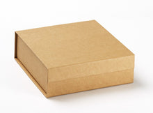 Load image into Gallery viewer, Large Luxury Natural Kraft Gift box