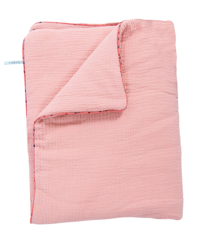Moulin Roty Pink blanket Jolis Trop Beaux - The Monkey Box