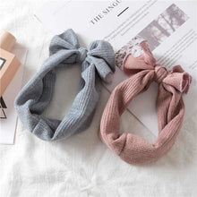Load image into Gallery viewer, Knitted Bow Headbands (5 Colours) - The Monkey Box