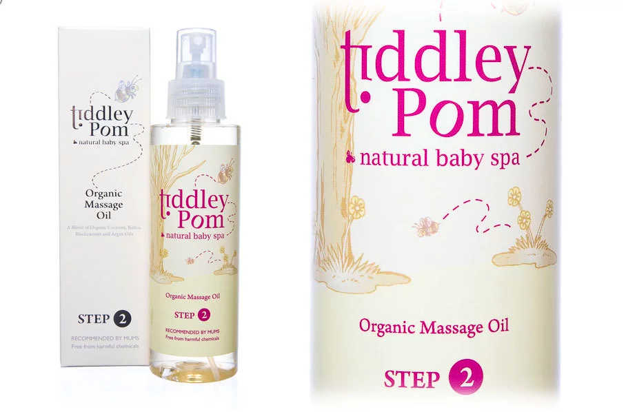Tiddley Pom Organic Massage Oil - The Monkey Box
