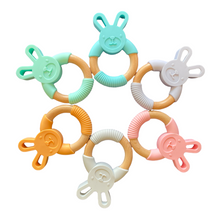 Load image into Gallery viewer, Bunny Teether (5 Colours Available)