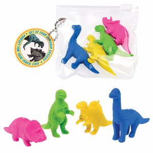 Dinosaur Erasers (Set of 4)