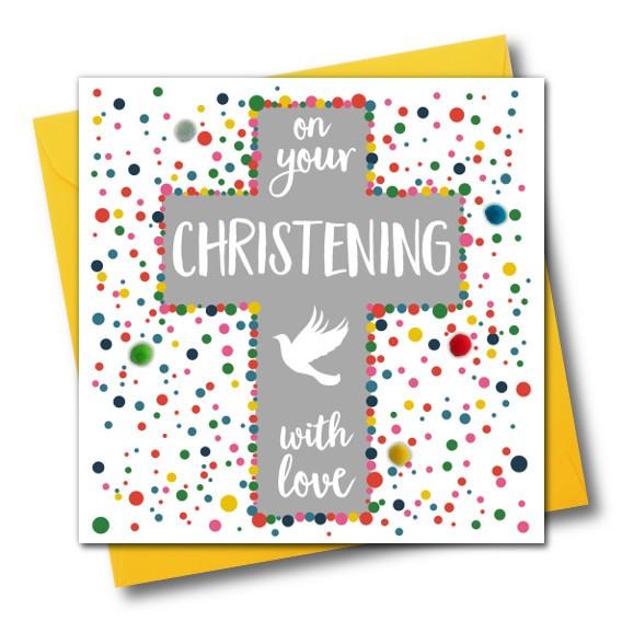Christening Day Greeting Card - The Monkey Box