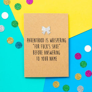 Parenting FFS Greeting Card - The Monkey Box