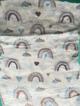 Load image into Gallery viewer, Extra large Neutral bamboo cotton muslin swaddles