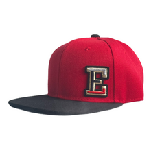 Load image into Gallery viewer, Red and Black Kids Snapback