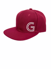 Load image into Gallery viewer, Burgundy Junior Snapback - Plain and Personalised