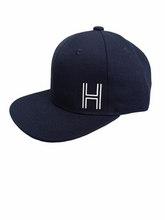 Load image into Gallery viewer, Plain Black Junior Snapback - Plain and Personalised