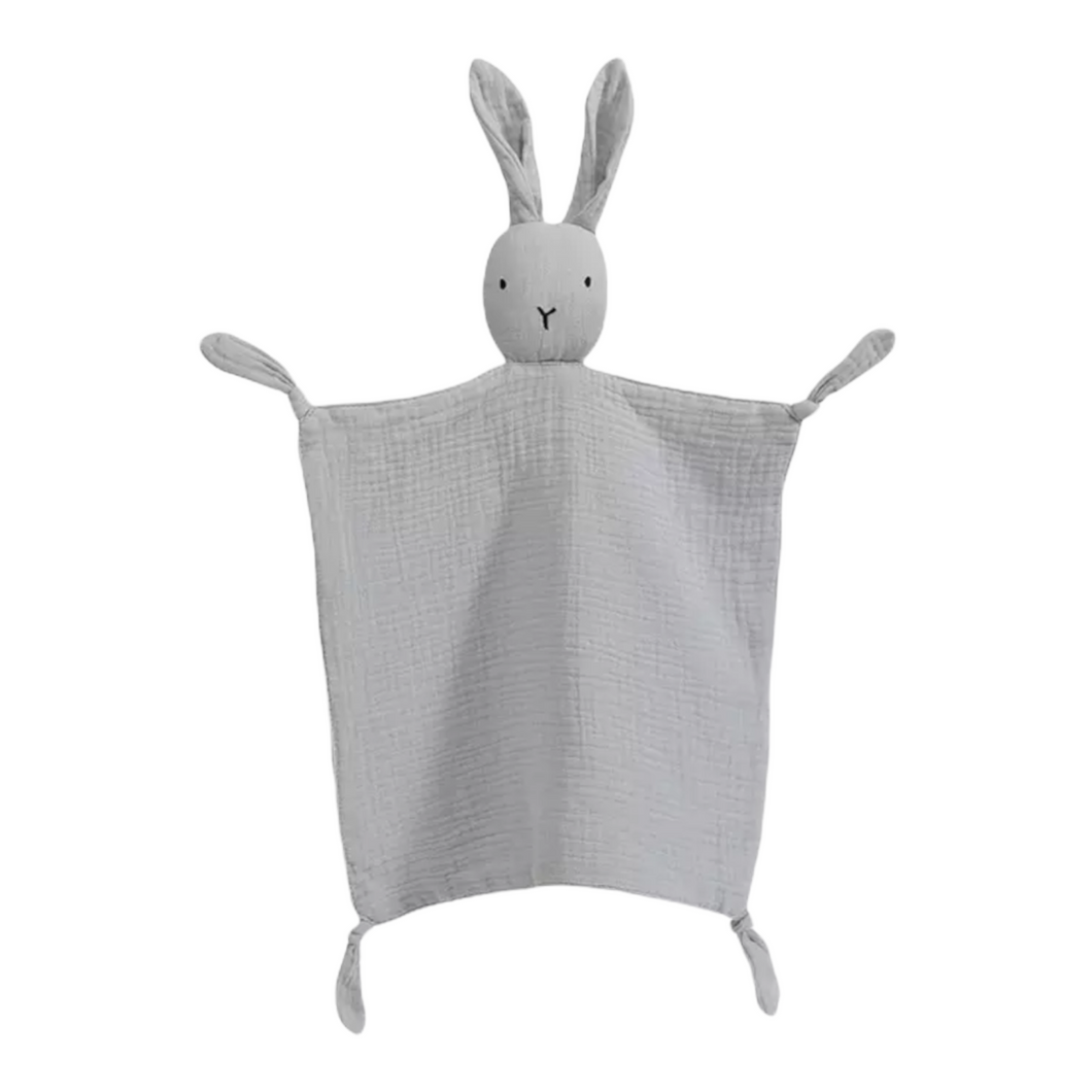 Grey Muslin Bunny Comforter
