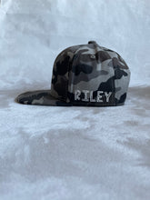 Load image into Gallery viewer, White/Black Junior Snapback - Personalised or Plain