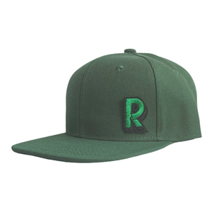 Bottle Green Junior Snapback - Plain and Personalised