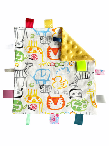 Animal Friends Taggy Comforter