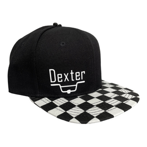 Checkered Junior Snapback - Plain and Personalised