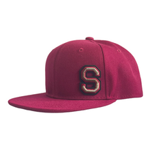 Load image into Gallery viewer, Burgundy Junior Snapback - Plain and Personalised