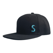 Load image into Gallery viewer, Plain Black Infant Snapback - Plain and Personalised