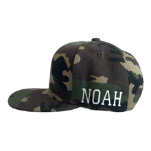Load image into Gallery viewer, Green Camo Junior Snapback - Plain and Personalised